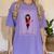 La Maestra Mexican Bingo Card Teacher Lottery Card Women's Comfort Colors T-Shirt Violet