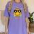 Lets Learn Today Shirt Smile Face 4K Teacher Back To School Women's Comfort Colors T-Shirt Violet