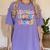Learning Is Out Of This World Solar System Science Teacher Women's Comfort Colors T-Shirt Violet Learning Is Out Of This World Solar System Science Teacher Women's Comfort Colors T-Shirt Violet