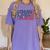 Literacy Justice For All Teacher Women's Comfort Colors T-Shirt Violet
