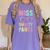 Little MISS SMARTY PANTS School Grad Teacher Last Day Women's Comfort Colors T-Shirt Violet