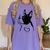 I Love My Boston Terrier Dog With Heart Women's Comfort Colors T-Shirt Violet