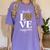Love Leopard Print Teacher Cheetah School Inspire Teach Women's Comfort Colors T-Shirt Violet Love Leopard Print Teacher Cheetah School Inspire Teach Women's Comfort Colors T-Shirt Violet