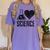 I Love Science Lover Teacher Scientist Sciences Women's Comfort Colors T-Shirt Violet