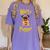 Lovely Harry Pugger Pug Women's Comfort Colors T-Shirt Violet