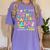 In My Maestra Era Spanish Bilingual Teacher Back To School Women's Comfort Colors T-Shirt Violet