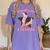Man I Feel Like A Teacher Retro Western Country Cowgirl Women's Comfort Colors T-Shirt Violet