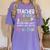Matching Teachers Last Day Of School Teacher Besties Women's Comfort Colors T-Shirt Violet