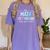 The Math Ain't Mathin Math Teacher Women's Comfort Colors T-Shirt Violet The Math Ain't Mathin Math Teacher Women's Comfort Colors T-Shirt Violet