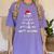 Math Equation Merry X-Mas Math Teacher Christmas Humor Men Women Kids Women's Comfort Colors T-Shirt Violet