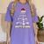 Math Equation Merry Xmas Season Teacher Christmas Tree Women's Comfort Colors T-Shirt Violet