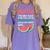 Math Only Place Where People Buy 66 Watermelons Teacher Joke Women's Comfort Colors T-Shirt Violet