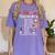Math Teacher Christmas 12 Days Of Teaching Math Christmas Women's Comfort Colors T-Shirt Violet
