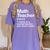 Math Teacher Definition Back To School First Day Women's Comfort Colors T-Shirt Violet Math Teacher Definition Back To School First Day Women's Comfort Colors T-Shirt Violet