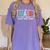Math Teacher Do Math Not Magic Show Your Work Women's Comfort Colors T-Shirt Violet