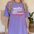 Math Teachers Aren't Mean Women's Comfort Colors T-Shirt Violet