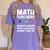 Mathematics Teachers Math Teacher For Men Women Women's Comfort Colors T-Shirt Violet Mathematics Teachers Math Teacher For Men Women Women's Comfort Colors T-Shirt Violet