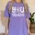 You Matter Science Teacher Chemistry Biology Kindness Kind Women's Comfort Colors T-Shirt Violet You Matter Science Teacher Chemistry Biology Kindness Kind Women's Comfort Colors T-Shirt Violet