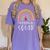 Multilingual Squad Multilingual Teacher Appreciation Kids Women's Comfort Colors T-Shirt Violet