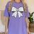 Music Notes Coquette Bow Music Teacher School Musician Band Women's Comfort Colors T-Shirt Violet