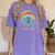 Musical Teacher Teaching Music Is My Jam Rainbow Tie Dye Women's Comfort Colors T-Shirt Violet