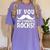 If You Mustache My Students Rock Teacher Mustache Women's Comfort Colors T-Shirt Violet