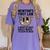 Newtons First Law Physics Jokes Science Teacher Women's Comfort Colors T-Shirt Violet