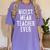Nicest Mean Teacher Ever Teacher For Men Women Women's Comfort Colors T-Shirt Violet
