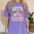 In October Pre-K Teachers Wear Pink Ribbon Breast Cancer Women's Comfort Colors T-Shirt Violet