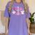 In October We Wear Pink Ballet Ghost Teacher Breast Cancer Women's Comfort Colors T-Shirt Violet In October We Wear Pink Ballet Ghost Teacher Breast Cancer Women's Comfort Colors T-Shirt Violet