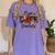 One Dope Teacher Women's Comfort Colors T-Shirt Violet One Dope Teacher Women's Comfort Colors T-Shirt Violet