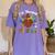One Thankful PE Teacher Turkey Thanksgiving -Adults & Kids Classic Fit Polyester 100 Short Sleeve Women's Comfort Colors T-Shirt Violet One Thankful PE Teacher Turkey Thanksgiving -Adults & Kids Classic Fit Polyester 100 Short Sleeve Women's Comfort Colors T-Shirt Violet