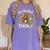 One Thankful Teacher Cute Thanksgiving Turkey School Women's Comfort Colors T-Shirt Violet