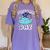 Pajama Day School Spirit Week Fun Cloud Teacher Student Women's Comfort Colors T-Shirt Violet