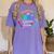 PARA Dream Team Teacher Paraprofessional Paraeducator Women's Comfort Colors T-Shirt Violet