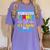 Parallel Lines Math Pun – Teacher Humor Women's Comfort Colors T-Shirt Violet Parallel Lines Math Pun – Teacher Humor Women's Comfort Colors T-Shirt Violet