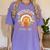 Paraprofessional Para Life Sun Flower Teacher Back To School Women's Comfort Colors T-Shirt Violet