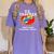 PE Physical Education Teacher Superhero Power School Women's Comfort Colors T-Shirt Violet PE Physical Education Teacher Superhero Power School Women's Comfort Colors T-Shirt Violet