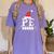PE Squad Christmas PE Teacher Matching Xmas Women's Comfort Colors T-Shirt Violet