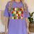 PE Teacher Christmas Holiday Women's Comfort Colors T-Shirt Violet