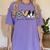 Peace Love Boston Terrier Boston Terrier Lover Dog Mom Women's Comfort Colors T-Shirt Violet