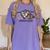 Peace Love Coffee Science Teacher Women's Comfort Colors T-Shirt Violet