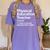 Physical Education Teacher Definition Sports PE School Women's Comfort Colors T-Shirt Violet