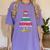 Physics Teacher Christmas Elf Christmas Cheer Women's Comfort Colors T-Shirt Violet