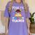 Pirate Math Teacher Skull Pirate Halloween Costume Women's Comfort Colors T-Shirt Violet