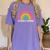 Playing Is Learning Early Childhood Education ECE Teacher Women's Comfort Colors T-Shirt Violet
