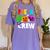 Pre K Boo Crew Halloween Costume Teachers Kids Women's Comfort Colors T-Shirt Violet