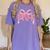 Preppy Pre k Back To School Pre-k Teachers Girls Cute Bow Women's Comfort Colors T-Shirt Violet