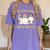 Preschool Boo Crew Groovy Halloween Floral Ghost Teacher Men Women Kids Women's Comfort Colors T-Shirt Violet Preschool Boo Crew Groovy Halloween Floral Ghost Teacher Men Women Kids Women's Comfort Colors T-Shirt Violet
