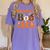 Preschool Boo Crew Halloween Teachers Students Costume Women's Comfort Colors T-Shirt Violet